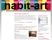 Tablet Screenshot of habit-art.org